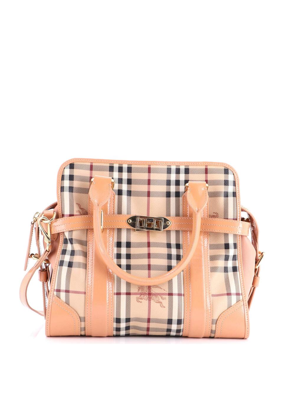 Burberry Minford Satchel Haymarket #258615B69B